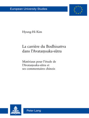 cover image of La carrière du Bodhisattva dans l'Avataṃsaka-sūtra